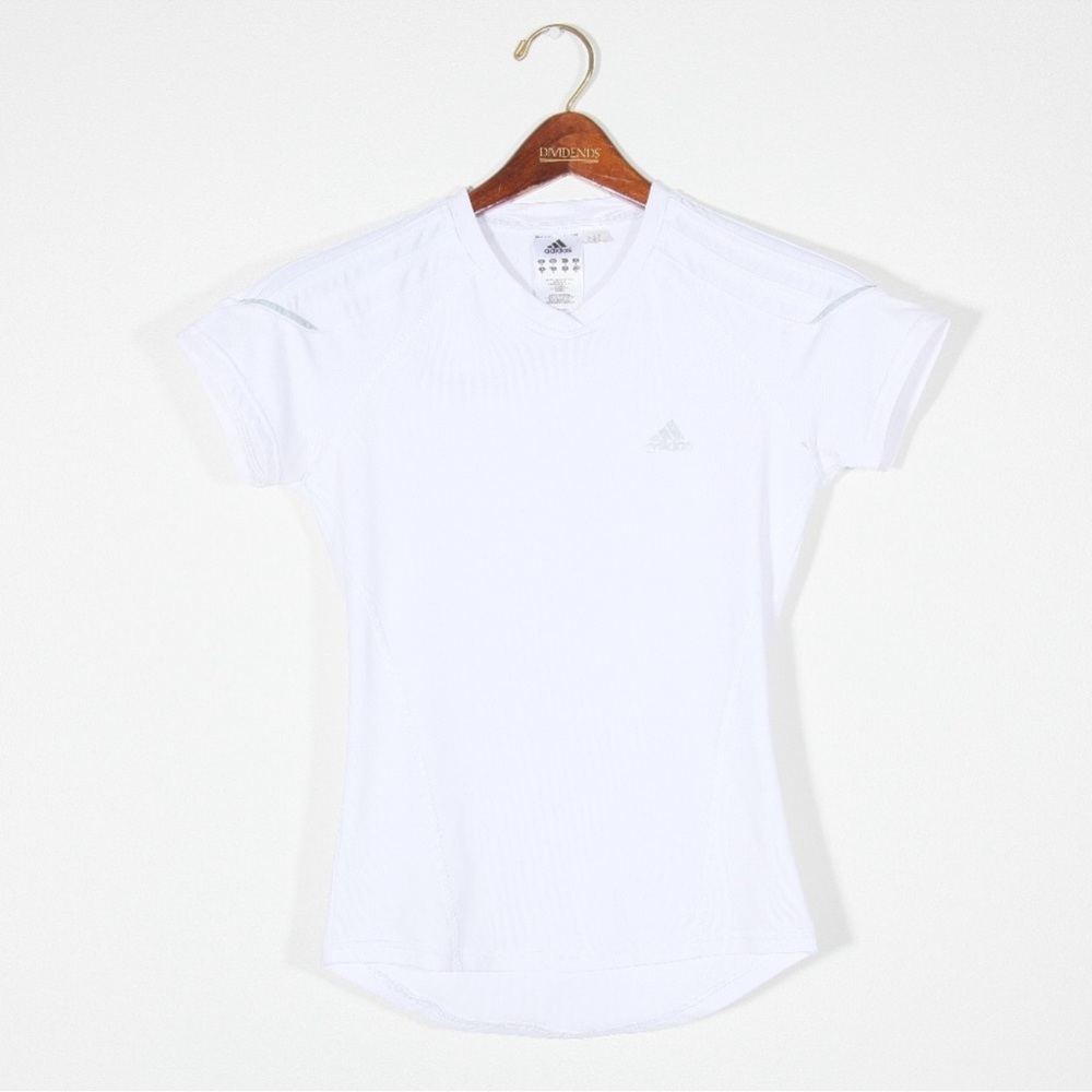 Adidas White Athletic Top
